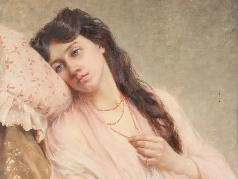 1862-Louise Canuet - Ritratto di una signora